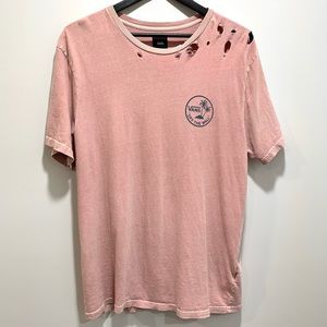 Vans Logo Ripped T-Shirt